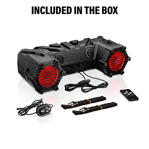 BOSS Audio Systems ATV UTV Altavoces Cuadrados