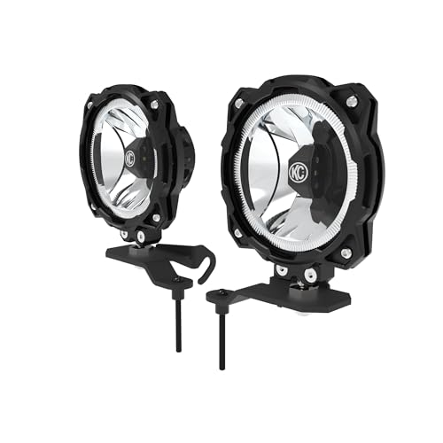 KC HiLiTES 97166 Gravity® LED PRO6 - Sistema de 40-2 luces - Kit de luces de zanja - para Jeep 392/Mojave