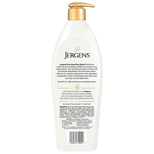 Shea Butter Deep Conditioning Moisturizer by Jergens for Unisex - 16.8 oz Moisturizer