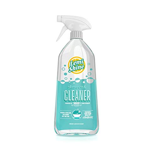 Lemi Shine Ducha + Limpiador de azulejos, 28oz, 100% extractos cítricos naturales