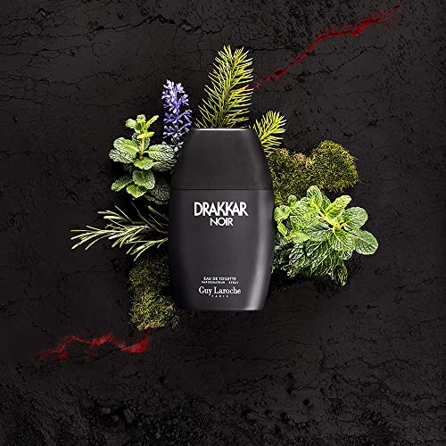 chavo Laroche Drakkar Noir Eau de Toilette Spray para hombres, 3.4 onzas líquidas