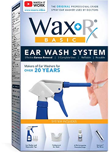 Doctor Easy Wax-Rx Sistema de lavado de oídos con pH acondicionado
