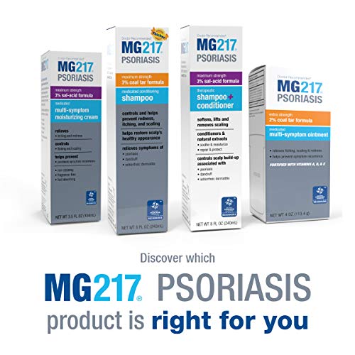 MG217 Psoriasis Medicated Conditioning 3% Coal Tar Shampoo 8 Fl Oz