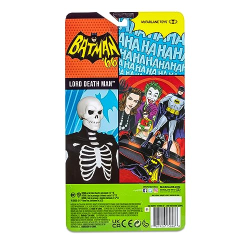 McFarlane DC Retro 6IN WV8 - Batman 66 - Lord Death Man (cómic)