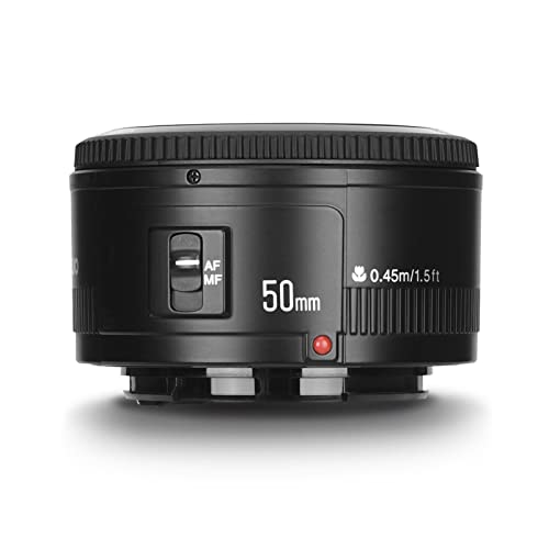 Yongnuo yn50 mm f1.8 lente gran apertura Auto Focus lente para cámara Canon EF Monte EOS