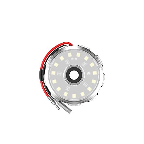 KC HiLiTES Cyclone V2 LED - Luz única, lente difusa, haz de inundación de 5 W, negro