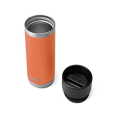 YETI Rambler - Botella de 18 onzas, acero inoxidable, aislada al aspiradora, con tapa caliente
