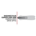 RIGID INDUSTRIES 340053 Radiance+ Barra de luz curvada RGBW de 40 pulgadas