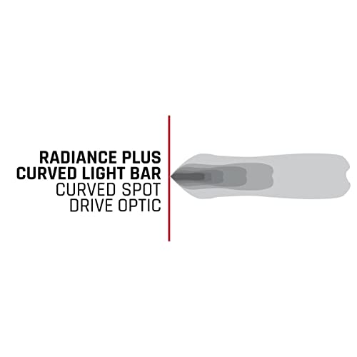 RIGID INDUSTRIES 340053 Radiance+ Barra de luz curvada RGBW de 40 pulgadas