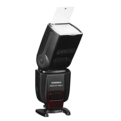 Yongnuo YN560 III Flash inalámbrico Speedlite, receptor GN58 2.4G, sistema de receptor de disparo incorporado, visualización LCD negativa, para Canon Nikon Pentax, compatible con RF603 II YN560-TX II