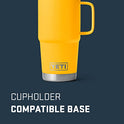 YETI Rambler - Taza de viaje de 20 onzas, acero inoxidable, aislada al aspiradora con tapa fuerte