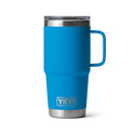 YETI Rambler - Taza de viaje de 20 onzas, acero inoxidable, aislada al aspiradora con tapa fuerte, color azul, 21071502675