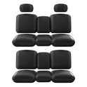 KEMIMOTO - Fundas de asiento UTV, impermeable, repelente al agua, juego de funda de asiento UTV con funda para reposacabezas compatible con Can Am Defender Max HD8/HD9/HD10 2017 – 2024 todos los modelos