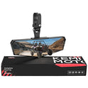 KEMIMOTO UTV Espejo retrovisor SXS UTV con vista transparente con abrazadera de aluminio ajustable de perfil bajo de 1.6-2 pulgadas, compatible con Polaris RZR/Pioneer/Talon/Kawasaki KRX/Mule/Can Am X3/CFMOTO