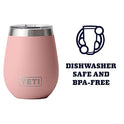 YETI Rambler 10 oz Wine Tumbler, Vacuum Insulated, Stainless Steel with MagSlider Lid