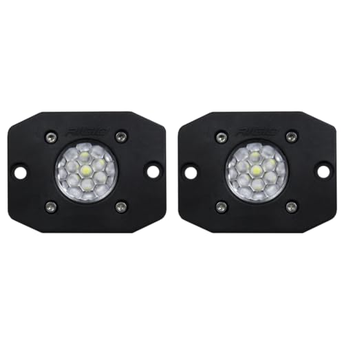Rigid Industries Ignite - Kit de Respaldo para Montaje Empotrado, Color Negro, Accesorios de Montaje para Uso Todoterreno