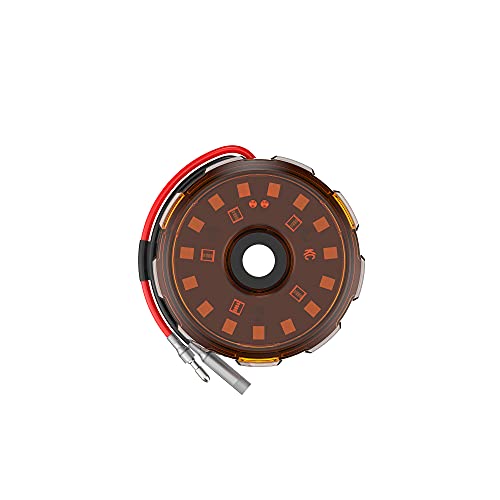KC HiLiTES Cyclone V2 LED - Luz única - Lente ámbar - Haz de inundación de 5 W