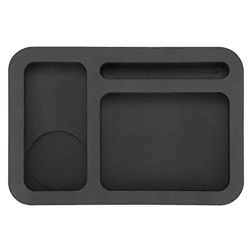 Kemimoto Almohadilla para tablero de barco, accesorios para teléfono celular, soporte para salpicadero de barco, organizador de tablero de barco, compartimentos separados para teléfonos celulares, herramientas de pesca, navegación, soporte de accesorios d