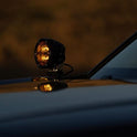 RIGID INDUSTRIES 36123-360 Series - Punto de 4 pulgadas con lente ámbar PRO e iluminación trasera | Par