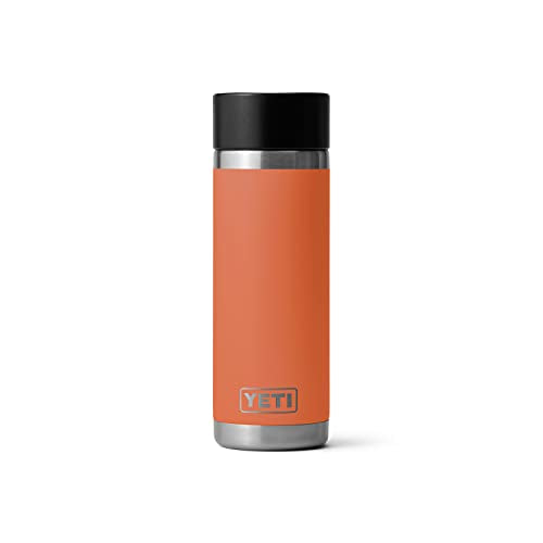 YETI Rambler - Botella de 18 onzas, acero inoxidable, aislada al aspiradora, con tapa caliente