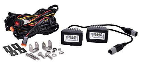 KC HiLiTES Sistema de luz de inundación LED 519 (Serie C C2 par), 1 Paquete