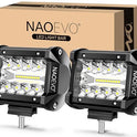 NAOEVO Combo de cápsulas de luz LED de 4 pulgadas