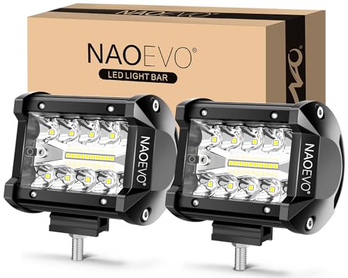 NAOEVO Combo de cápsulas de luz LED de 4 pulgadas