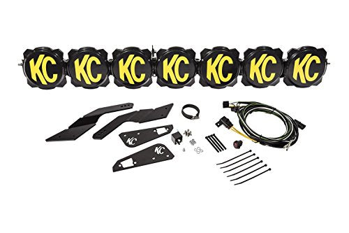 KC HiLiTES 91334 Gravity LED Pro6 Barra de luz LED de 45 Pulgadas, Sistema de 7 Luces, 16100 lúmenes, 140 W, 610000 Candela Gravity LED Pro6 Barra de luz LED