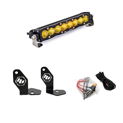 Baja Designs Polaris Pro-R S8 10 Inch Hood Mount Kit Amber
