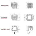Rigid Industries 602213 - Foco orientable para navegar