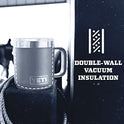 YETI Rambler - Botella de 18 onzas, acero inoxidable, aislada al aspiradora, con tapa caliente