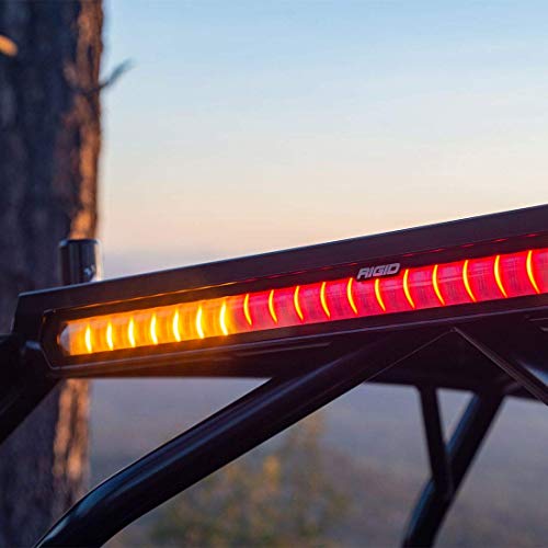 Rigid Industries – Chase orientado hacia atrás, 27 Modos, 5 Colores Barra de luz LED de 28 Pulgadas, Montaje en Tubo (901801)