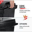 Kemimoto - Caja de almacenamiento, impermeable, 45 L, compatible con Polaris Ranger 570 700 900 1000/Ranger XP 2013-2023