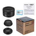 Yongnuo yn50 mm f1.8 lente gran apertura Auto Focus lente para cámara Canon EF Monte EOS