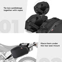 KEMIMOTO - Alforjas de motocicleta de 24 l de gran capacidad con cubiertas de lluvia para motocicleta, moto de motocross, carreras de montaña, todoterreno, accesorios de motocicletas