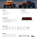 RIGID INDUSTRIES 110223-E-Series - Haz de punto de 10 pulgadas con lente ámbar PRO