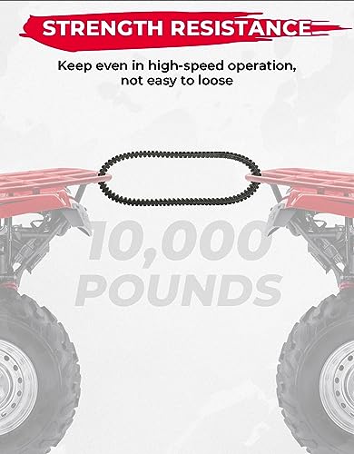 Kemimoto - Correa de transmisión para ATV, resistente compatible con Kawasaki Brute Force 650 750 2005-2020 / KFX700 2004-2009 / Prairie 360 650 700 2002-2012 / Teryx 750 2011 Reemplaza 44 448 59011-1080 59011-0019