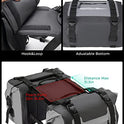 Kemimoto Alforjas de motocicleta impermeables de PVC 50L