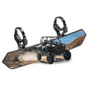 KEMIMOTO UTV espejo central lado a lado, espejo UTV de 15 pulgadas con abrazaderas ajustables de perfil bajo para barras de 1.65 a 2 pulgadas, compatible con Polaris RZR 2008-2023 y Can-Am