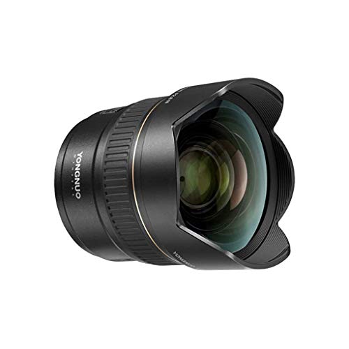 YONGNUO YN14mm F2.8N Lente Prime Ultra Gran Angular, Gran Apertura AF MF, para cámaras Nikon DSLR