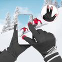 KEMIMOTO - Guantes calefaccionados para motocicleta, guantes calefactados para hombres y mujeres, guantes de trabajo con calefacción fina, visualización táctil con batería recargable que duran hasta 7 horas para esquí, ciclismo, golf, caza, senderismo, co