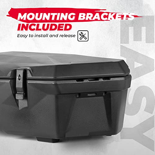 kemimoto Caja de cama X3, caja de almacenamiento Maverick X3, caja de almacenamiento Maverick con estante trasero compatible con Can am Maverick X3, Outlander (excepto 6 x 6), Renegade, OEM Reemplaza #715004778 con LinQ montado