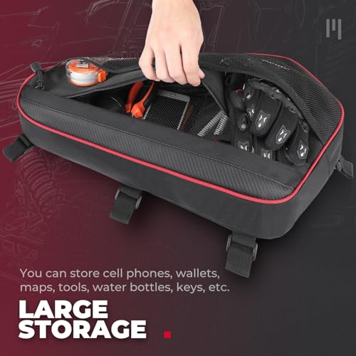 KEMIMOTO UTV - Bolsas para puerta inferior mejoradas 1680D XP 1000 bolsas de accesorios de almacenamiento con 4 bolsillos de red de almacenamiento compatibles con RZR 900 S 1000 S XP 1000 4 XP Turbo 4 Turbo S 4 2014-2023 bolsas de herramientas para puerta