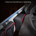 KEMIMOTO X3 Bolsas de almacenamiento para puerta delantera y trasera, color rojo compatible con Can Am Maverick X3 Max/X RS/DS/MR T/urbo RR All Max modelos con rodillera extraíble y soporte para vasos