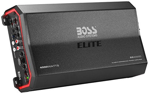 BOSS Audio Elite BE4000D 4000 Watt, Class D, Monoblock Amplifier, Remote Subwoofer Control