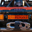 RIGID INDUSTRIES 110223-E-Series - Haz de punto de 10 pulgadas con lente ámbar PRO