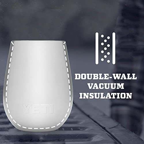 YETI Rambler - Vaso de 1.03 litros con asa y tapa de popote, vaso de agua de viaje, vaso aislado al vacío con asa, de acero inoxidable