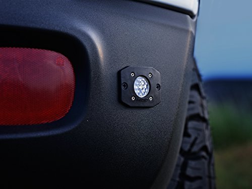 Rigid Industries 20631 - Montaje empotrado negro (luz LED difusa)