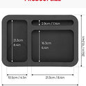 Kemimoto Almohadilla para tablero de barco, accesorios para teléfono celular, soporte para salpicadero de barco, organizador de tablero de barco, compartimentos separados para teléfonos celulares, herramientas de pesca, navegación, soporte de accesorios d