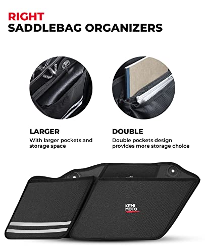 Street Glide Organizadores de alforja para alforjas de Road King Road Glide Electra Glide 2014-2018 2019 2020